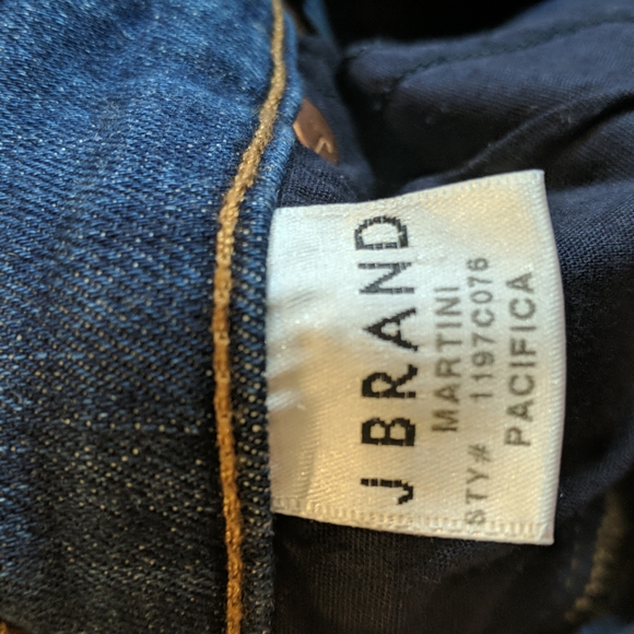 J BRAND Martini Flare jeans cut#15321 Pacifica wash stretch denim 27x36.5L TALL - Picture 14 of 15